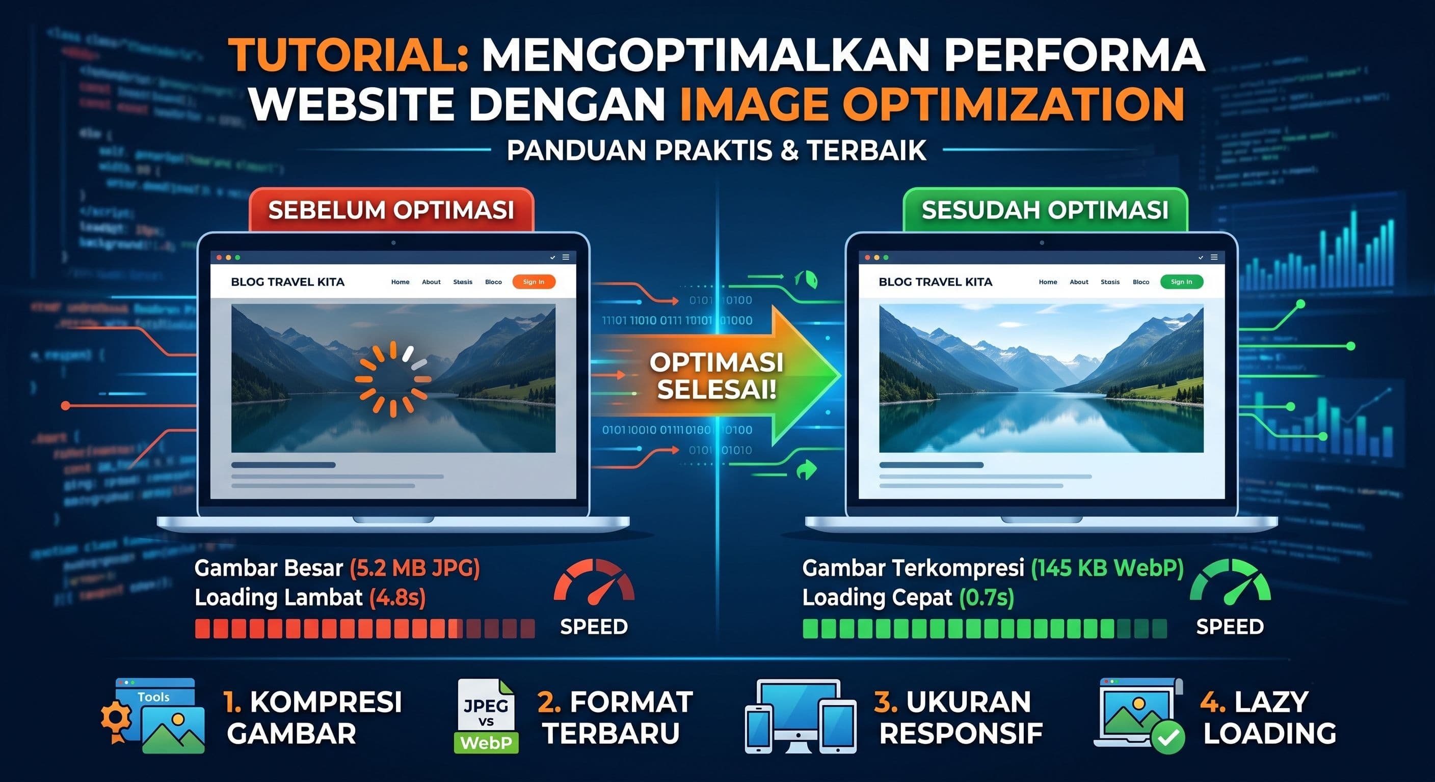 Tutorial Mengoptimalkan Performa Website dengan Image Optimization