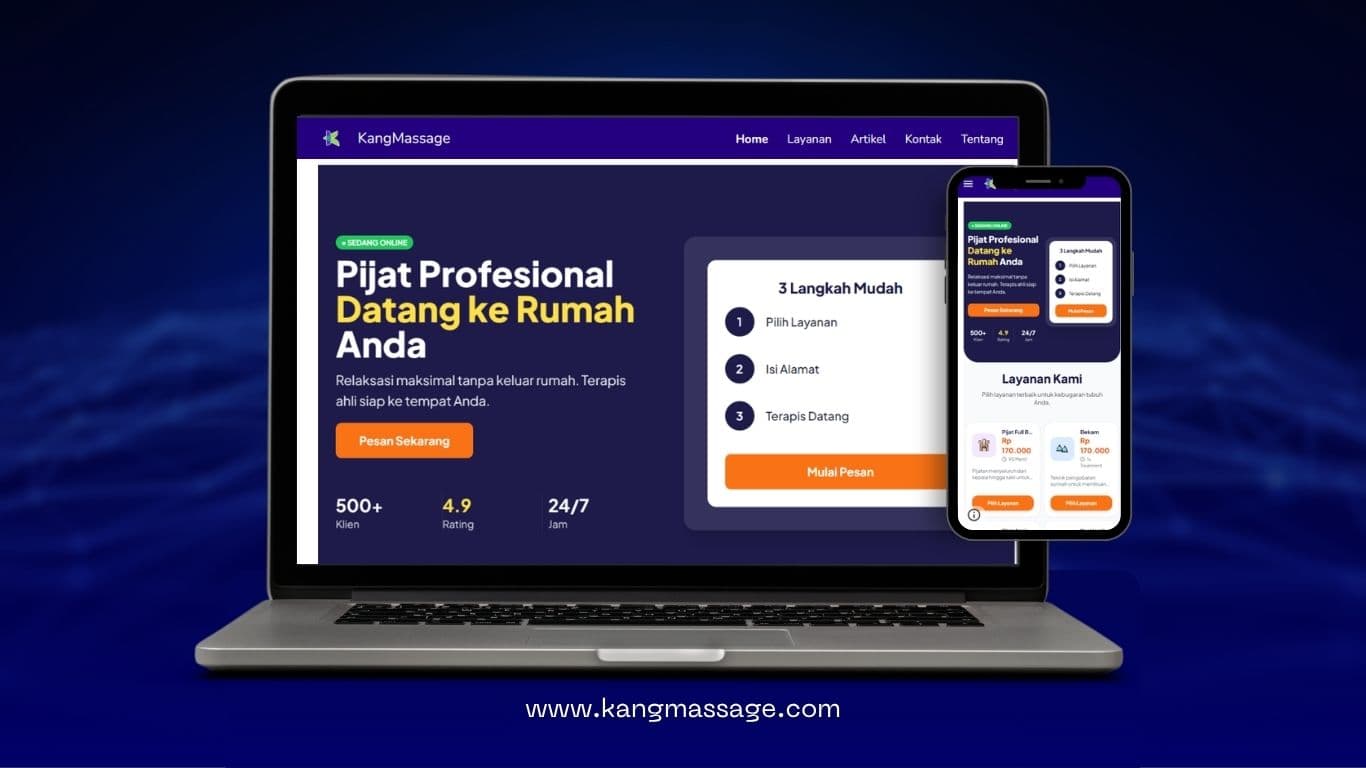 KangMassage — Layanan Pijat Tradisional Panggilan